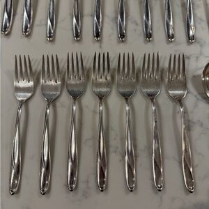 Reed and Barton Sculpture sterling silver flatware 36 pieces